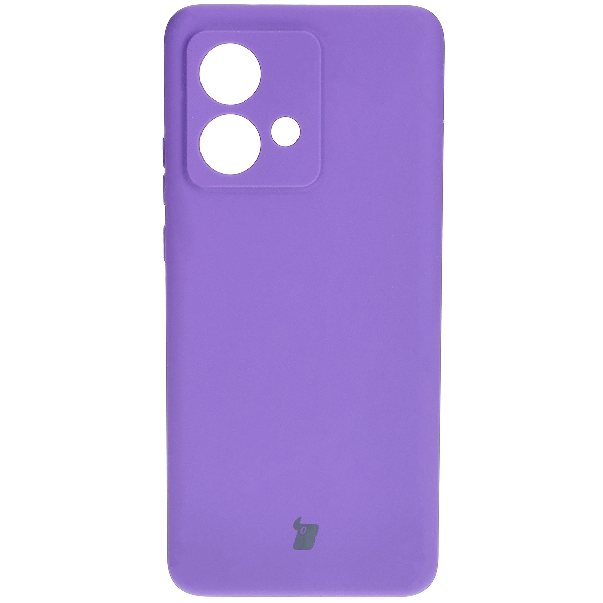 Etui Bizon Silikonowe Soft do Motorola Edge 40 Neo głęboki fiolet