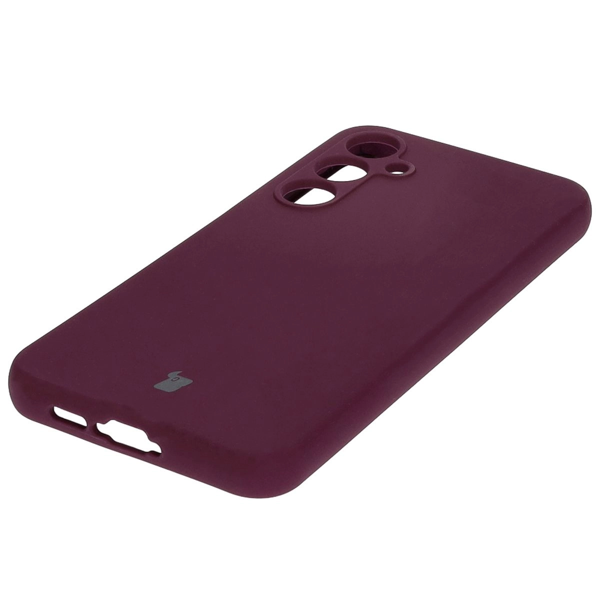 Etui Bizon Silikonowe Soft do Galaxy A35 5G Ciemno-fioletowy