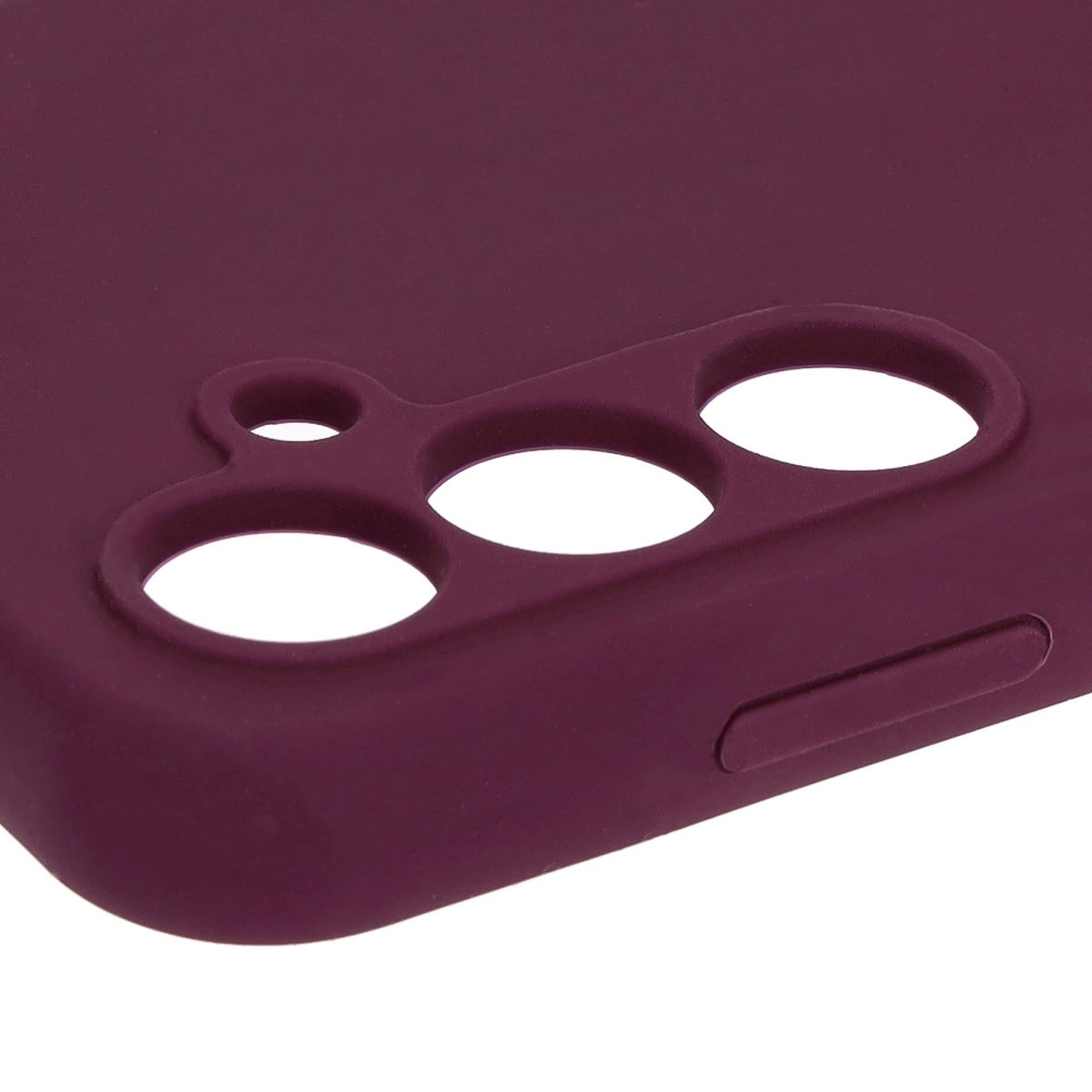 Etui Bizon Silikonowe Soft do Galaxy A35 5G Ciemno-fioletowy