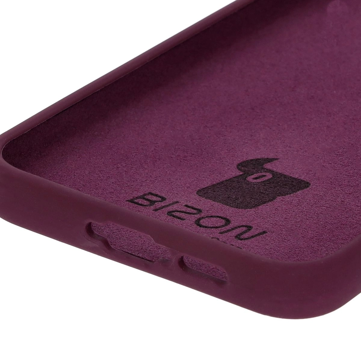 Etui Bizon Silikonowe Soft do Galaxy A35 5G Ciemno-fioletowy