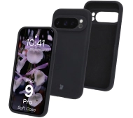 Bizon Silikonowe Soft do Google Pixel 9 Pro Czarny