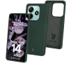 Etui Bizon Silikonowe Soft do Xiaomi Redmi Note 14 5G Ciemnozielony