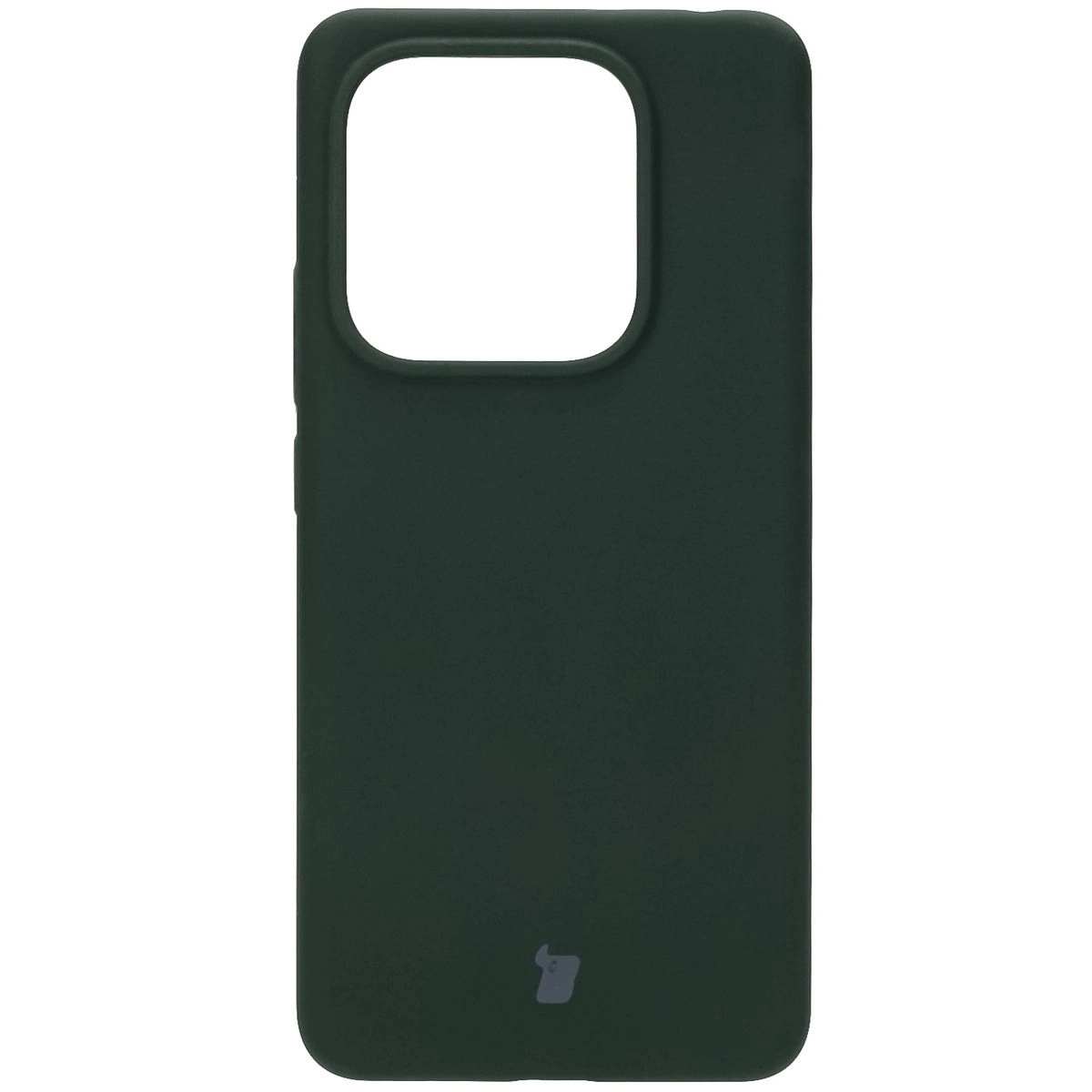 Etui Bizon Silikonowe Soft do Xiaomi Redmi Note 14 5G Ciemnozielony