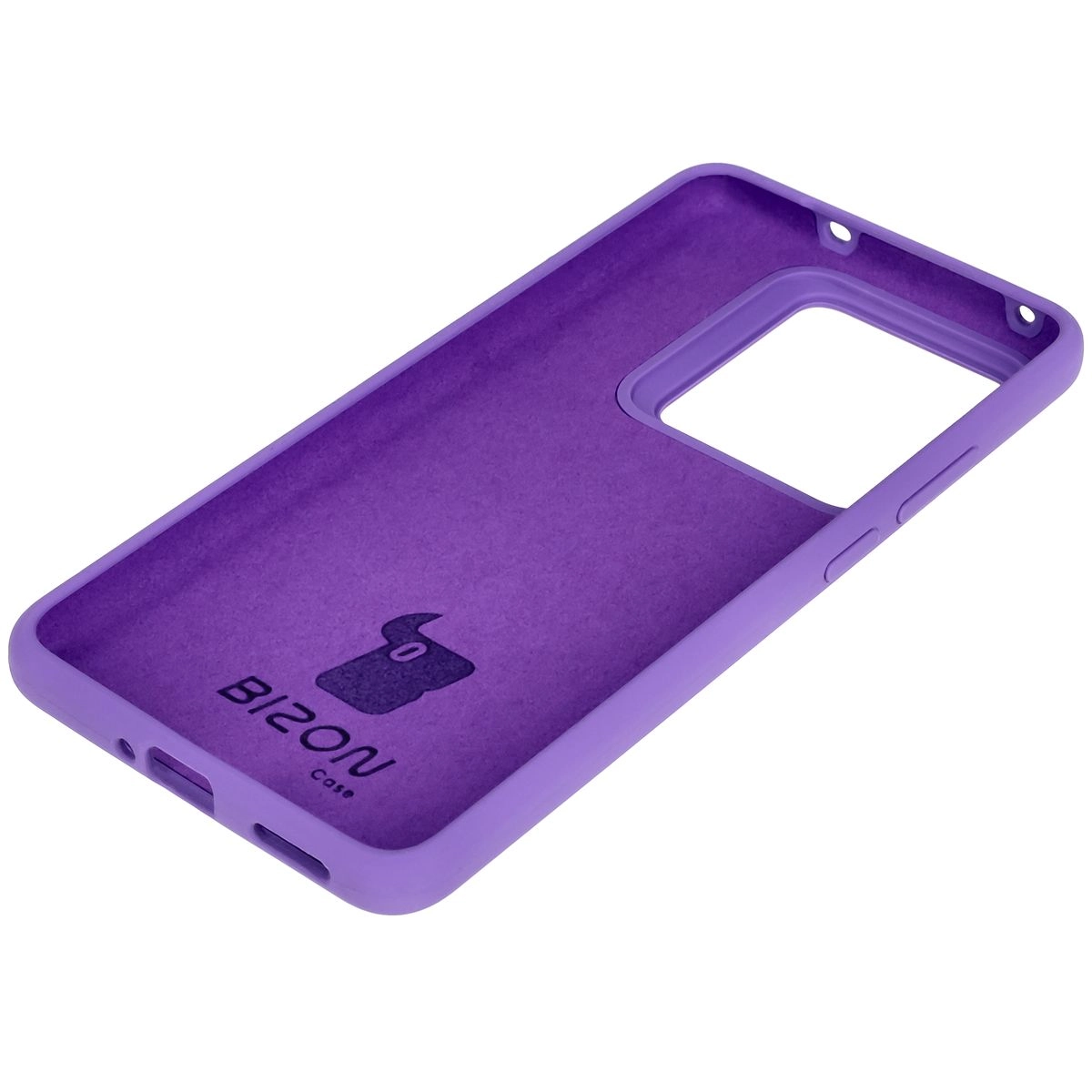 Etui Bizon Silikonowe Soft do Realme GT 7 Pro Fioletowy