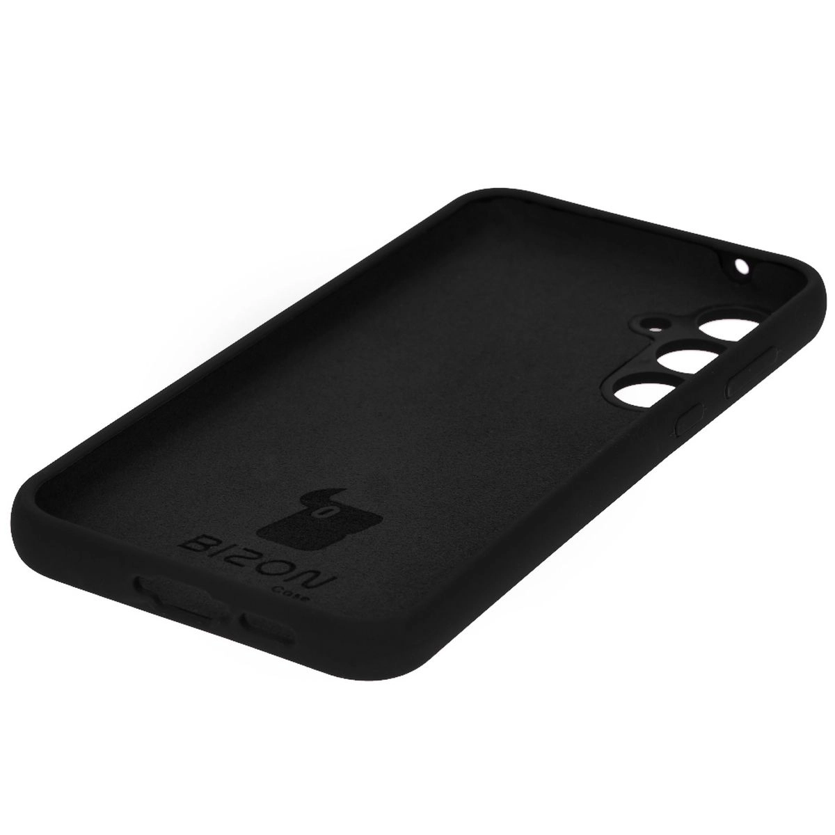 Etui Bizon Silikonowe Soft do Galaxy A35 5G Czarny