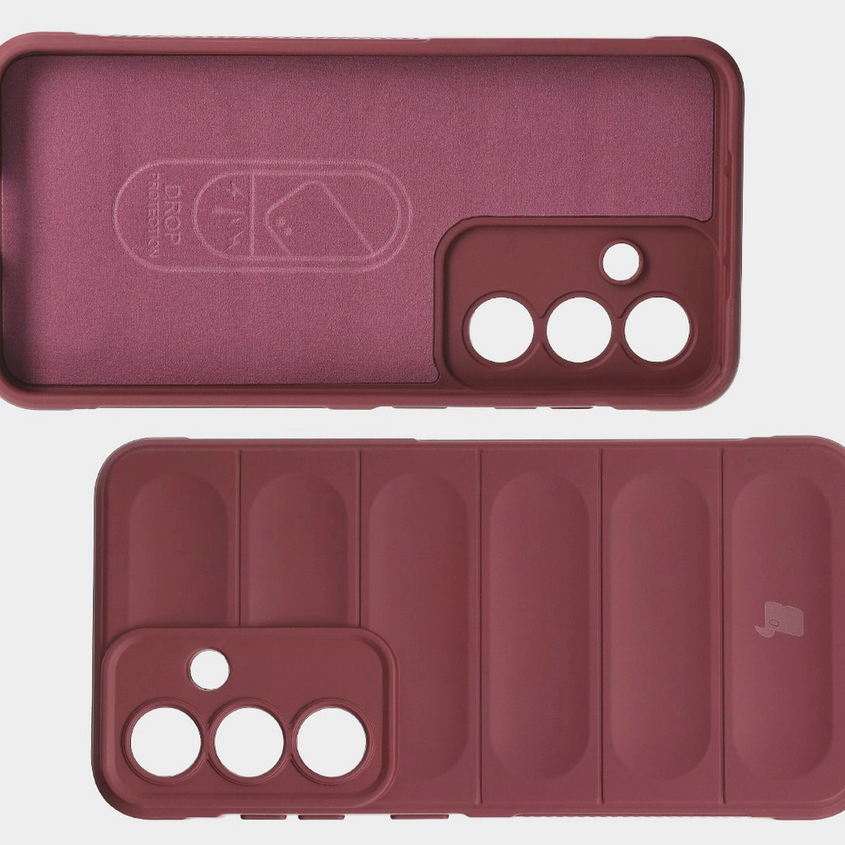 Etui Bizon Tur do Galaxy S25 Ciemnofioletowy