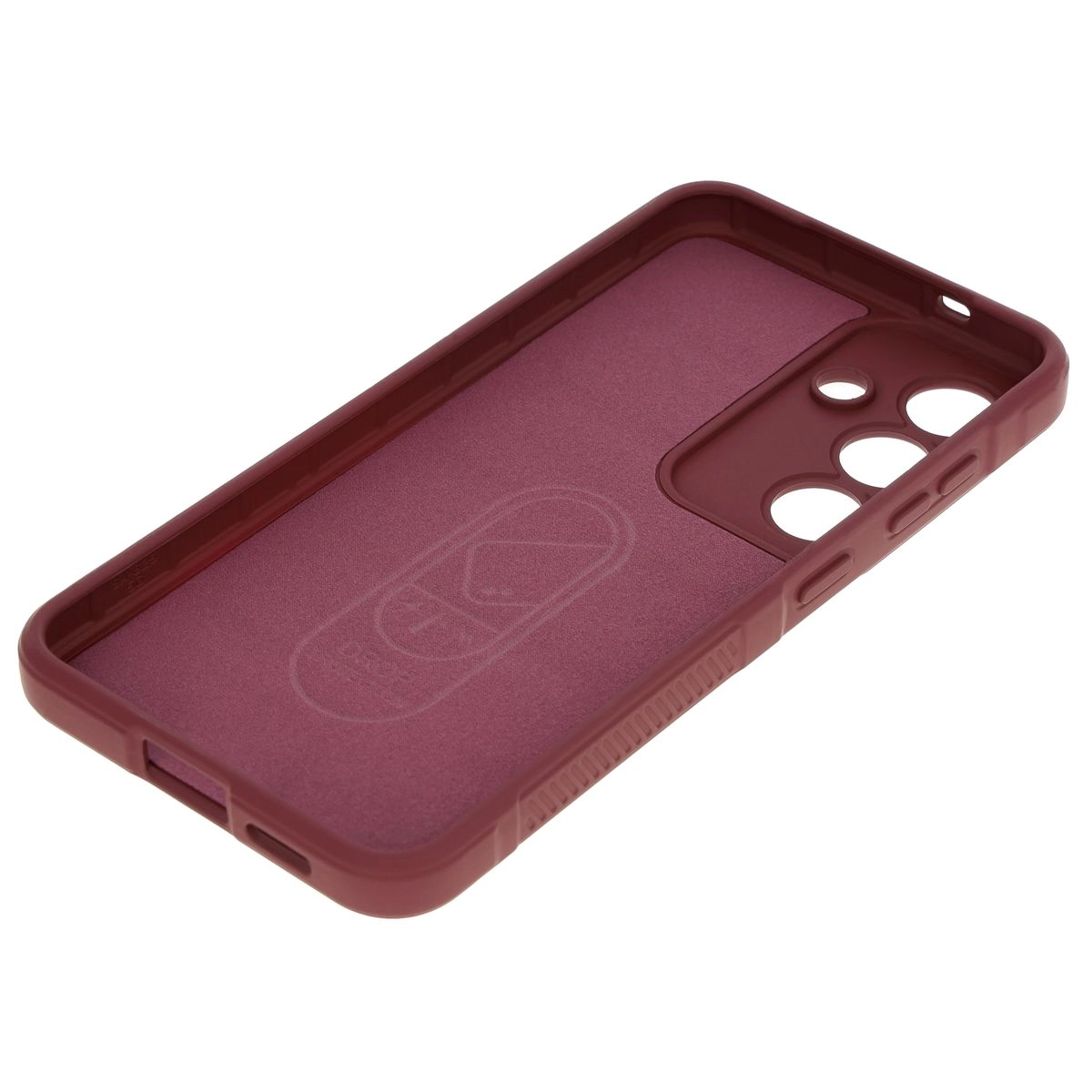 Etui Bizon Tur do Galaxy S25 Ciemnofioletowy