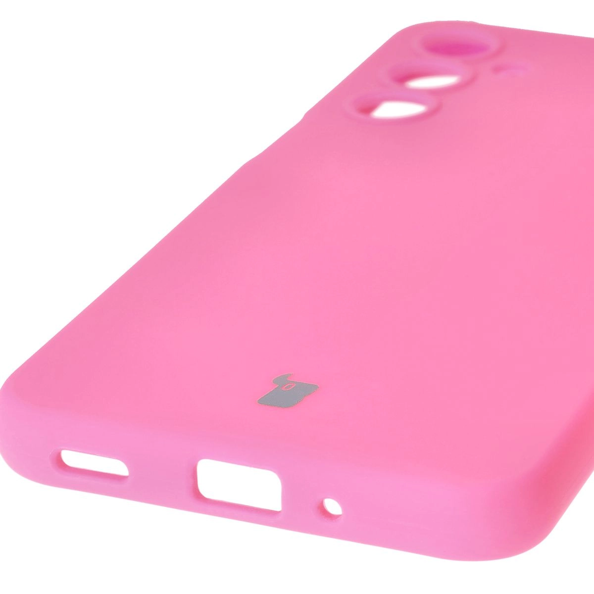 Etui Bizon Silikonowe Soft do Galaxy A16 4G/5G Neonowo-różowy