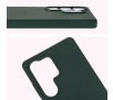 Etui Bizon Silikonowe Soft do Galaxy S25 Ultra Ciemnozielony