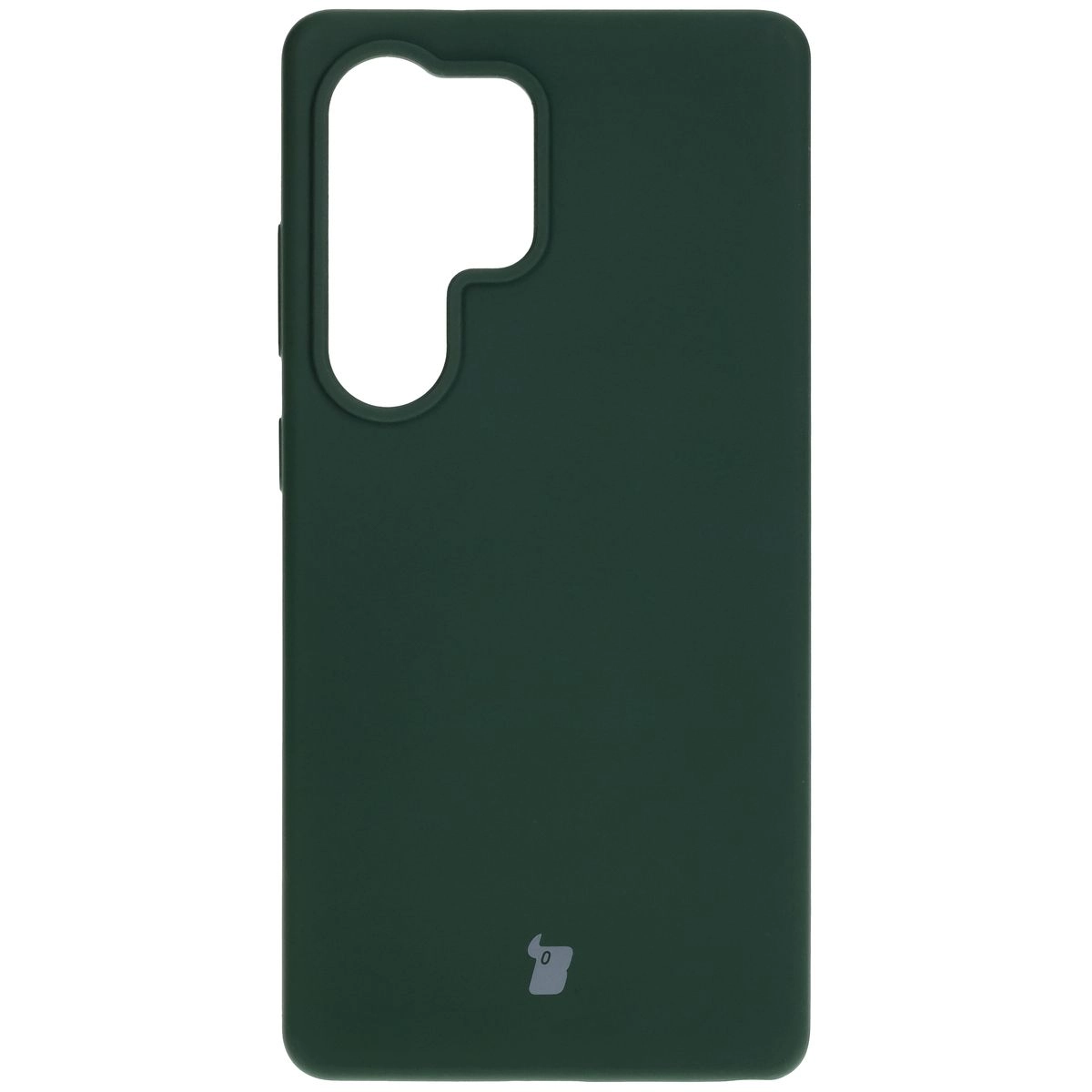 Etui Bizon Silikonowe Soft do Galaxy S25 Ultra Ciemnozielony