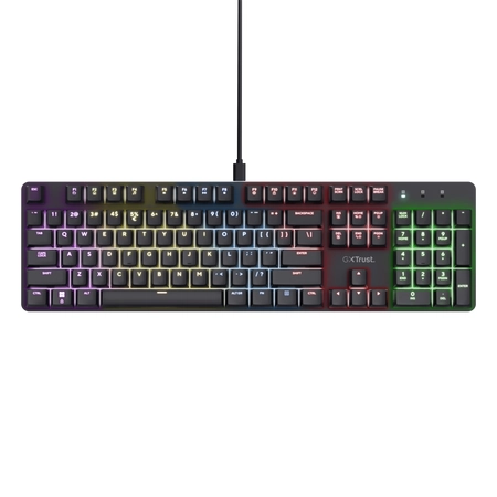 Klawiatura mechaniczna Trust GXT 871 Zora Czarny
