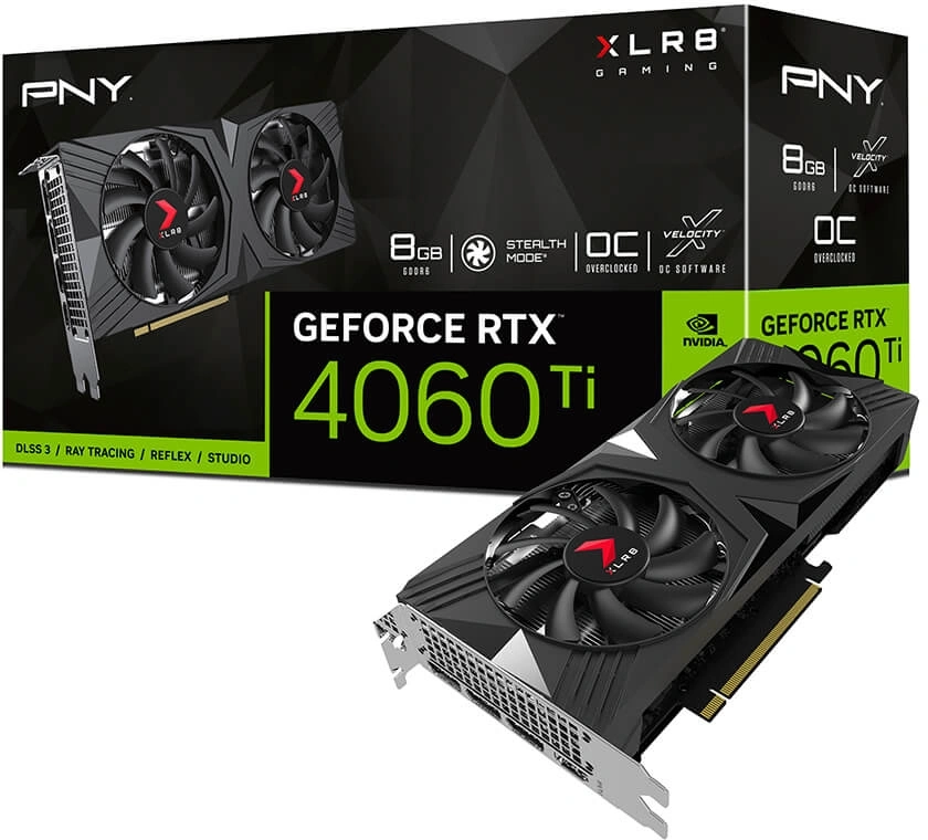 Karta graficzna PNY GeForce RTX 4060 Ti Verto Dual Fan 8GB GDDR6 128bit DLSS 3