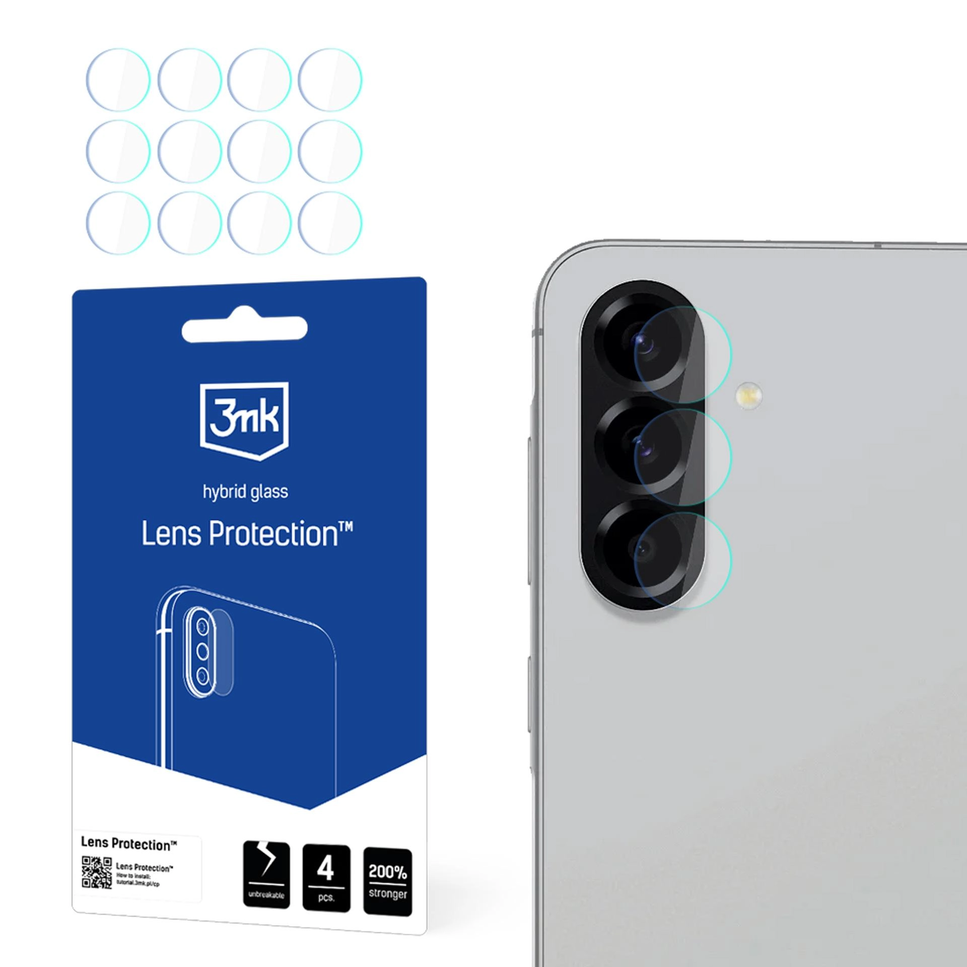 Szkło hybrydowe 3mk Lens Protection do Galaxy A56 5G