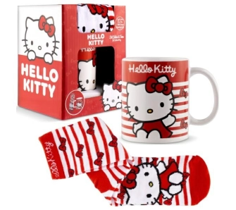 Zestaw prezentowy Coriex Hello Kitty 340ml Skarpetki