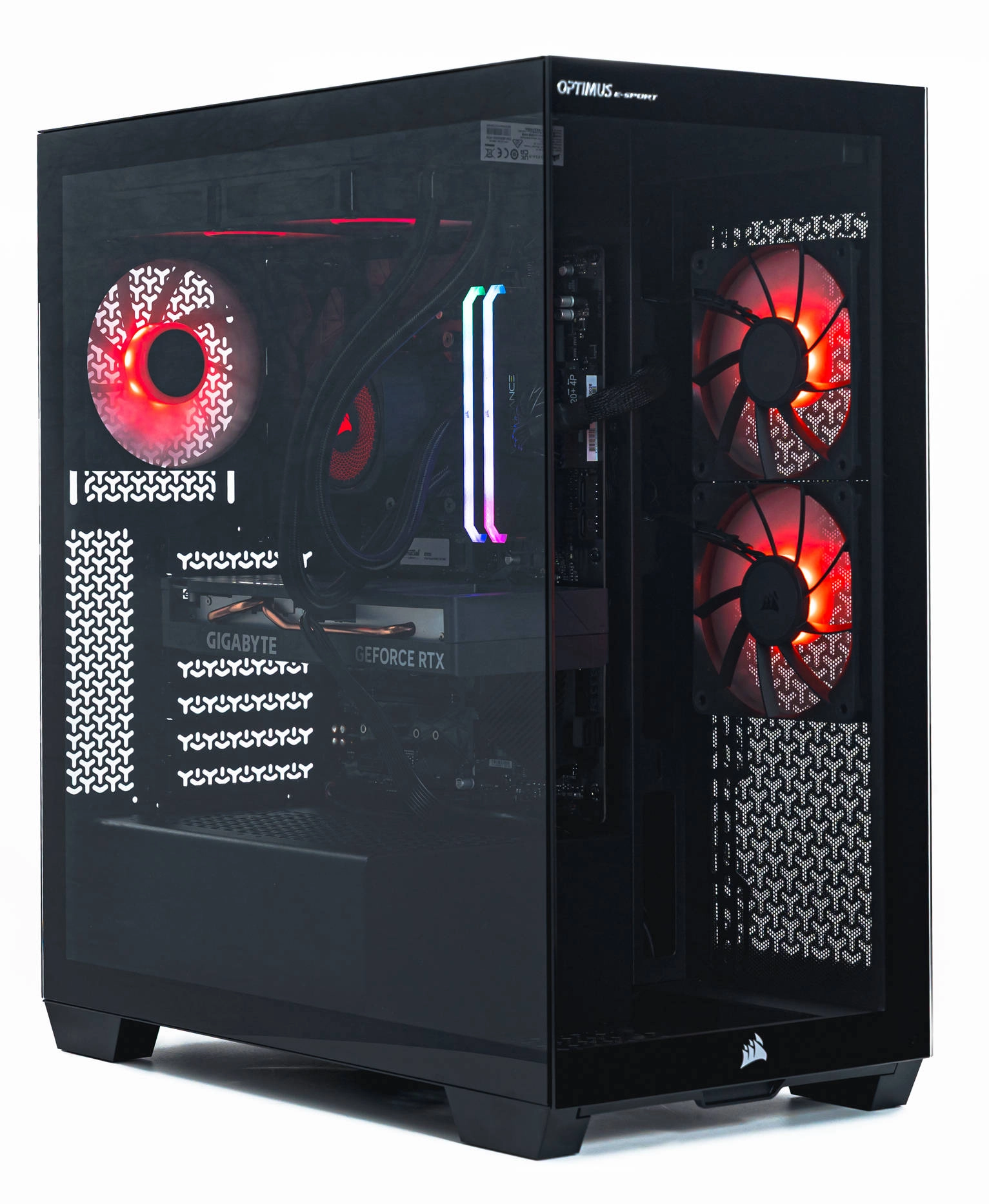 Komputer gamingowy Optimus E-Sport GB550T-CR4 R7 5800X 16GB RAM 1TB Dysk SSD RTX4060 Win11