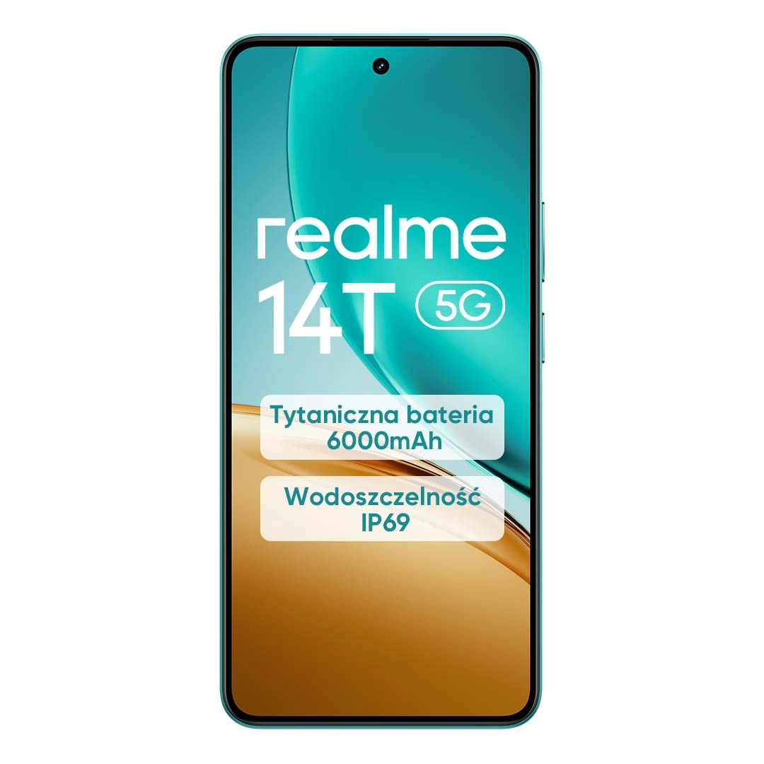 Smartfon realme 14T 5G 8/256GB 6,67" 120Hz 50Mpix Zielony
