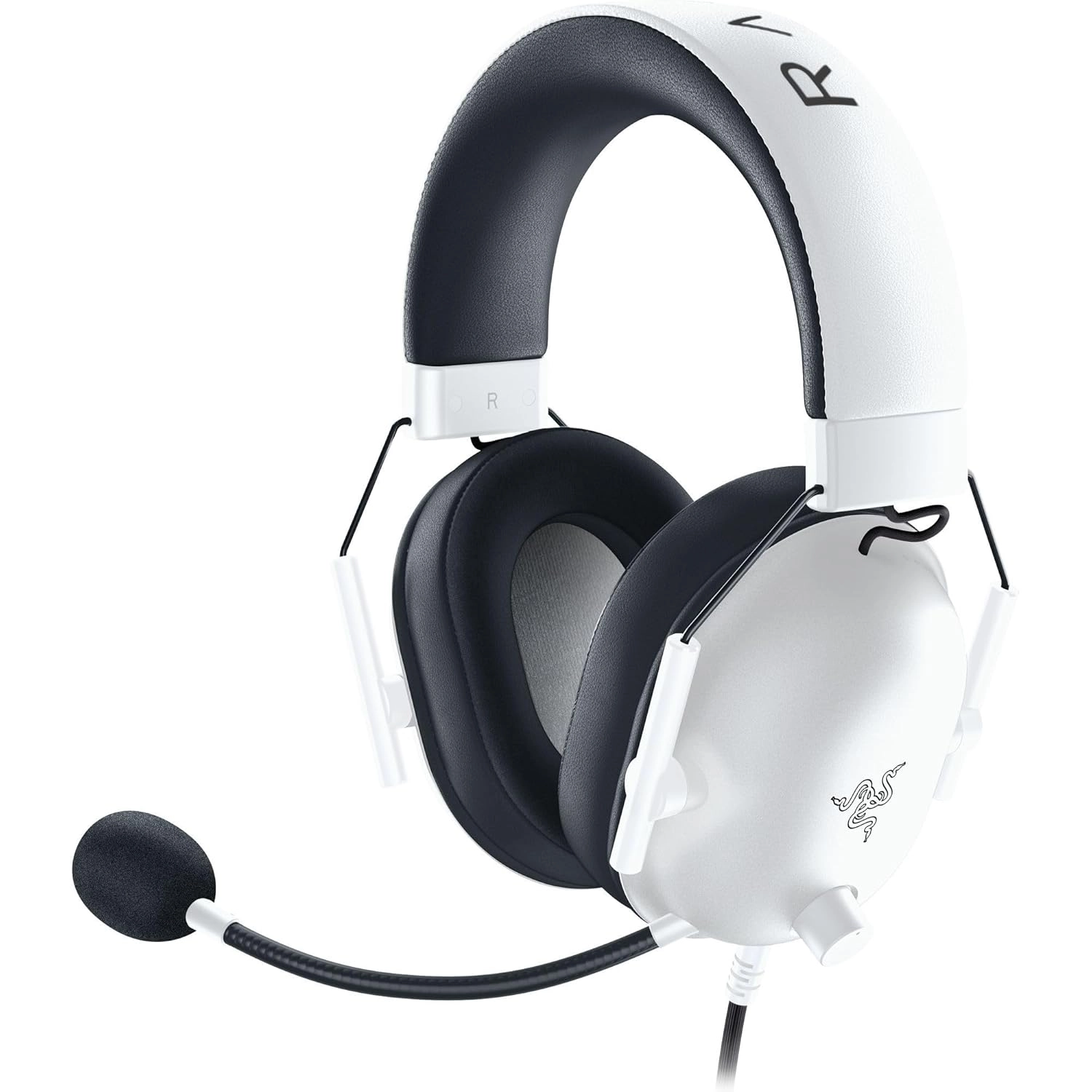 Słuchawki przewodowe z mikrofonem Razer BlackShark V2 X PlayStation Nauszne Biały