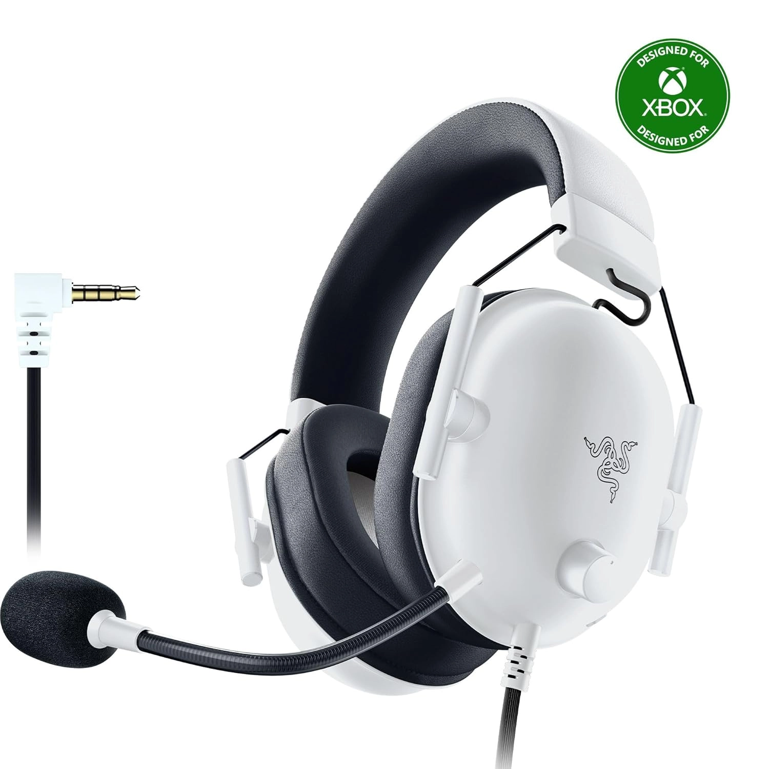 Słuchawki przewodowe z mikrofonem Razer BlackShark V2 X Xbox Nauszne Biały