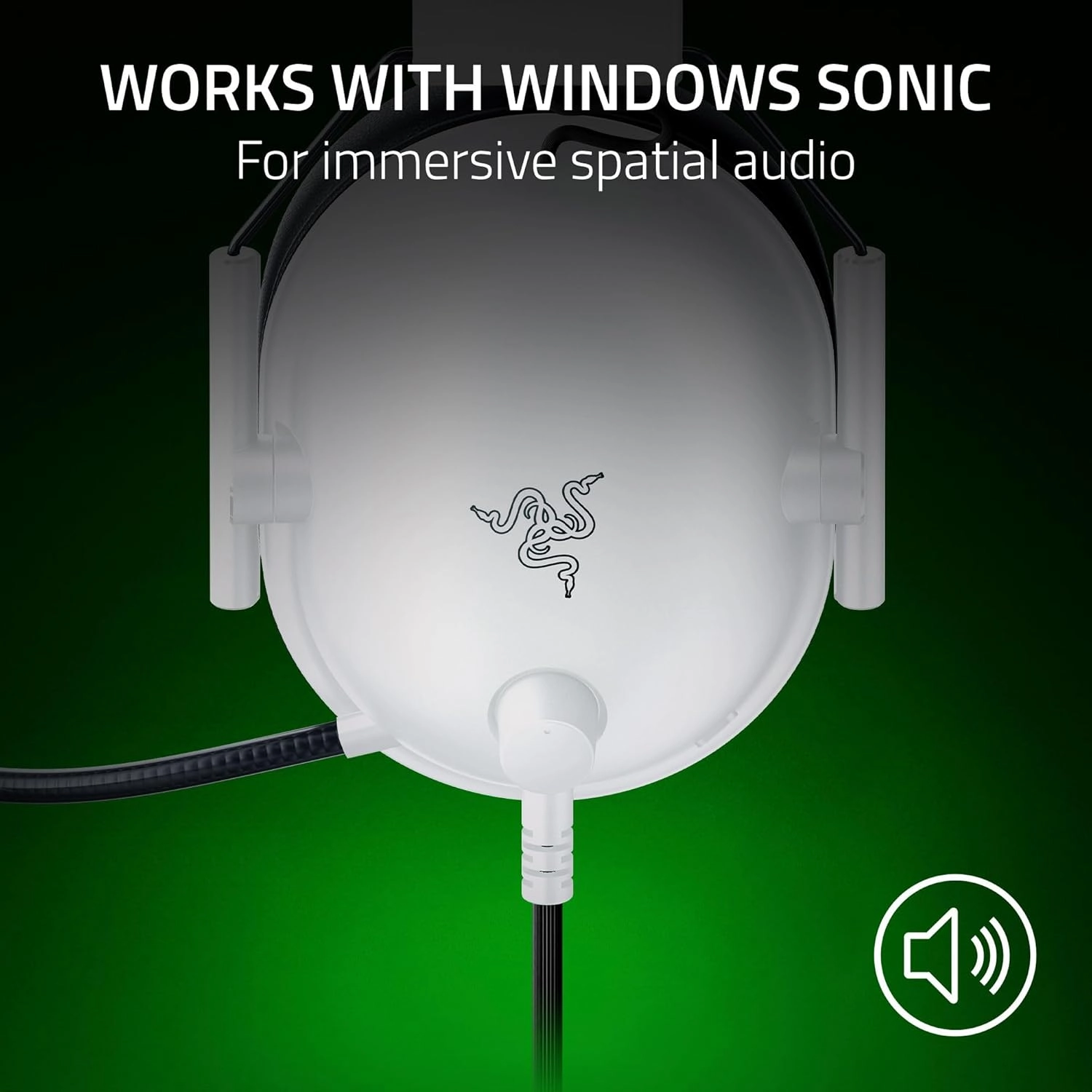 Słuchawki przewodowe z mikrofonem Razer BlackShark V2 X Xbox Nauszne Biały