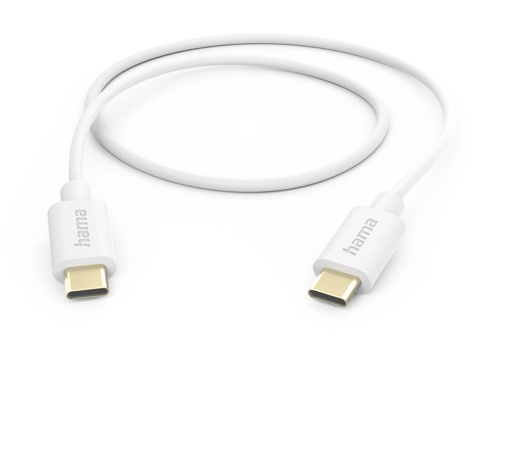 Kabel Hama USB-C 1m Biały