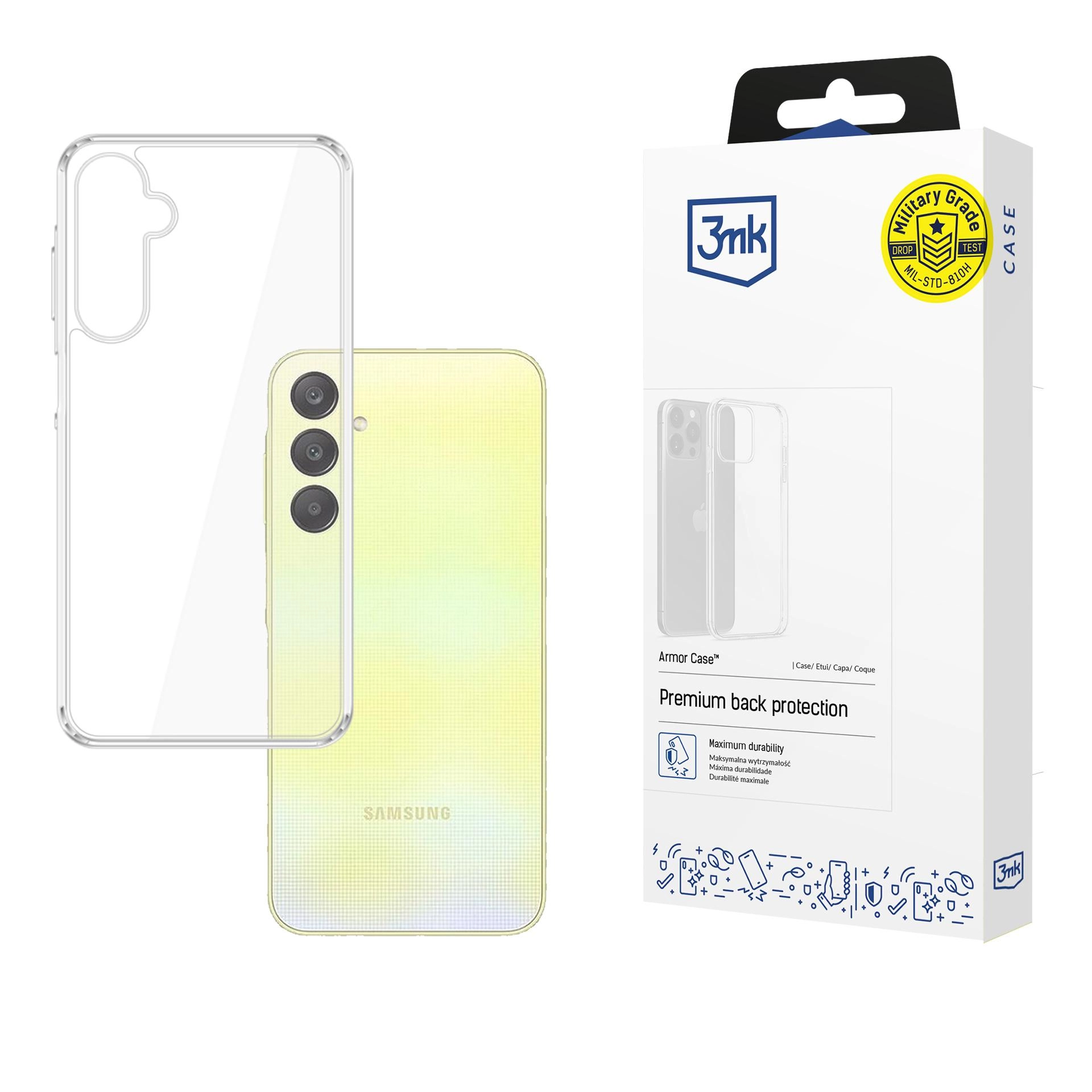 Etui 3mk Armor Case do Galaxy A26 5G Przezroczysty