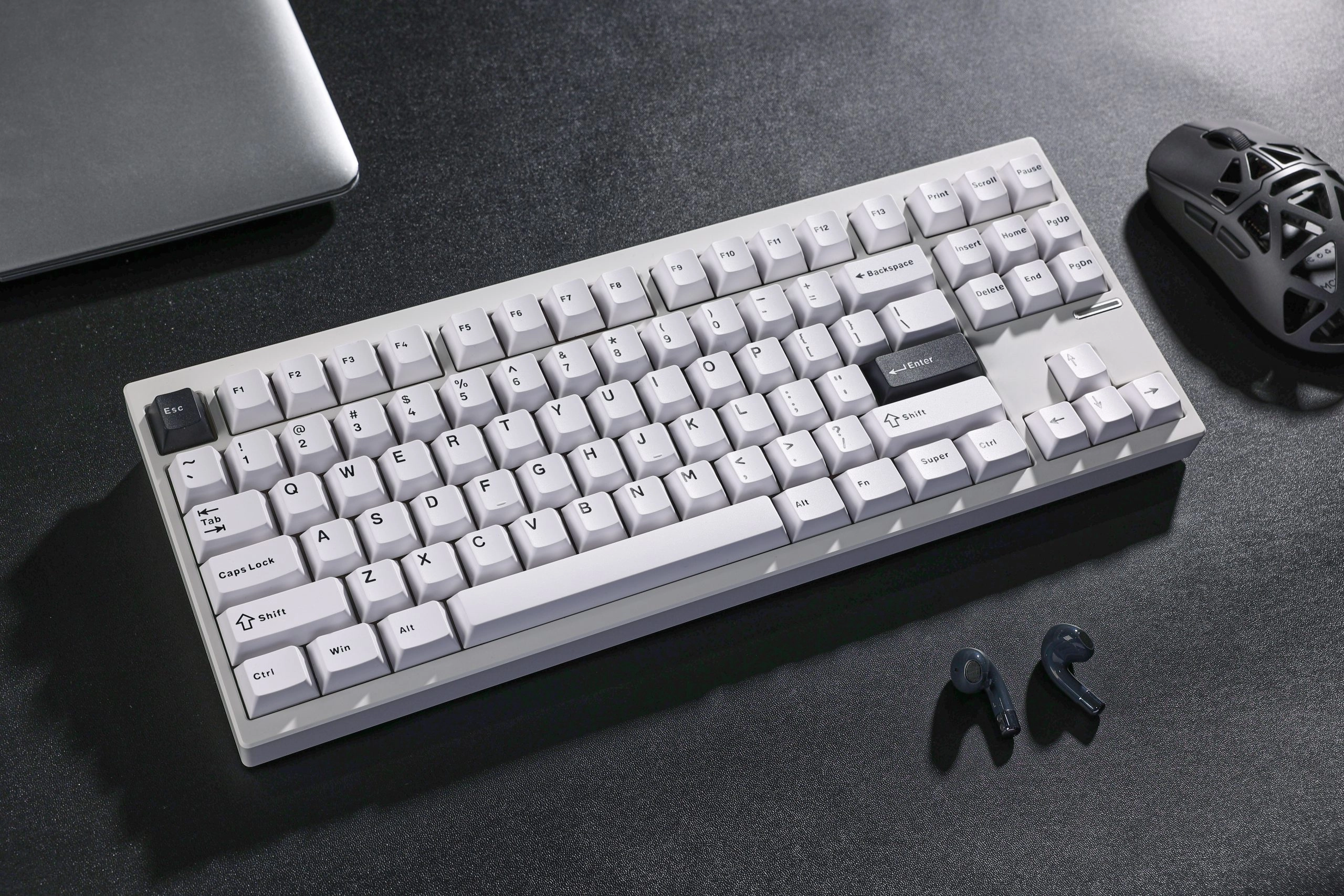 Klawiatura mechaniczna MCHOSE GX87 Ultra Vintage White Biały