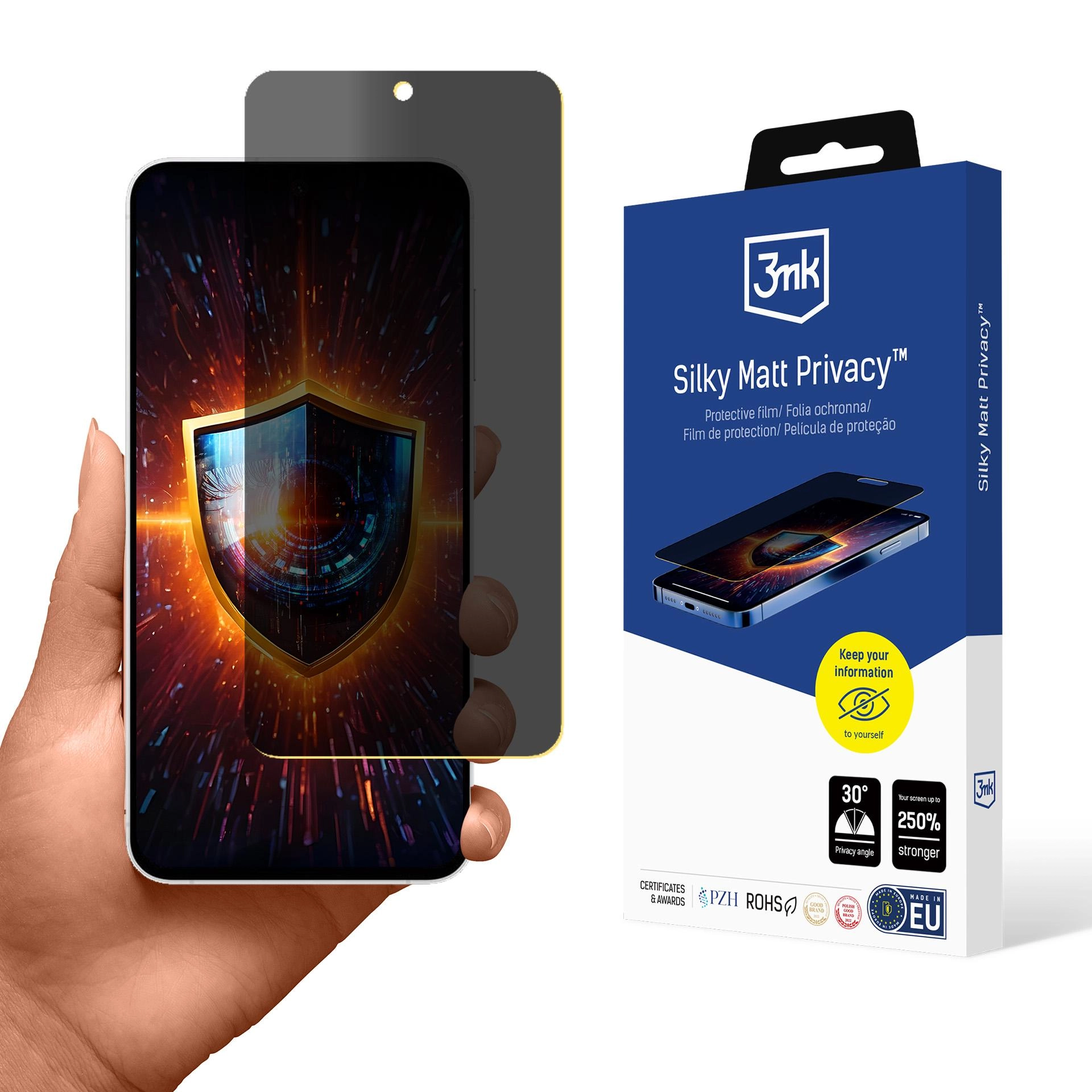 Folia ochronna 3mk Silky Matt Privacy do Samsung Galaxy S24 FE