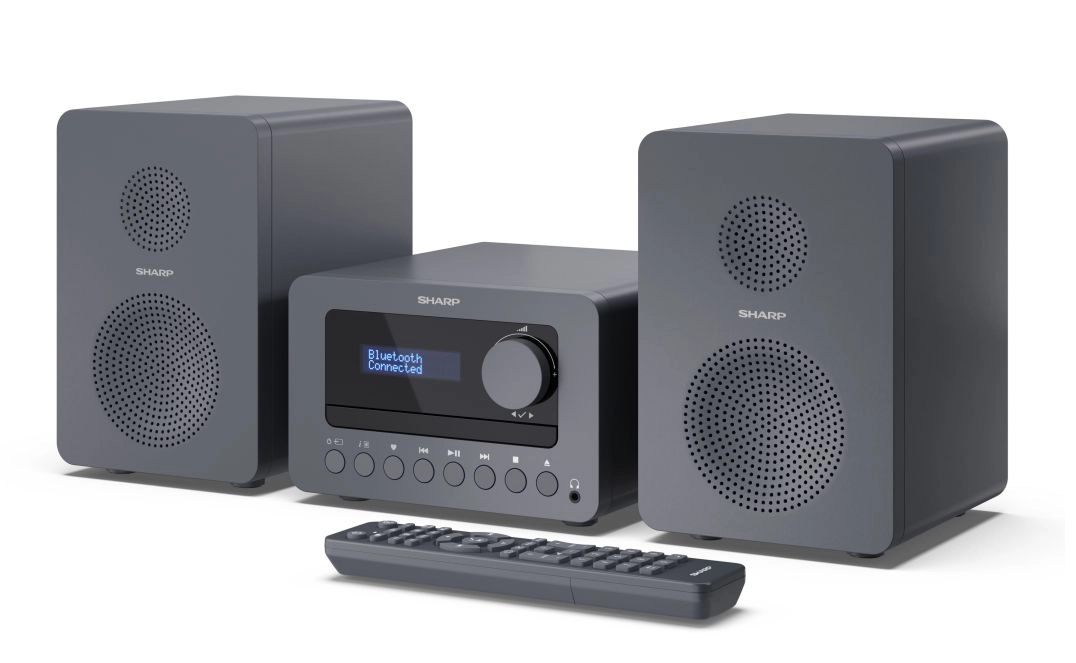 Sharp TOKYO XL-B514 20W Bluetooth Radio FM Szary miniaturka