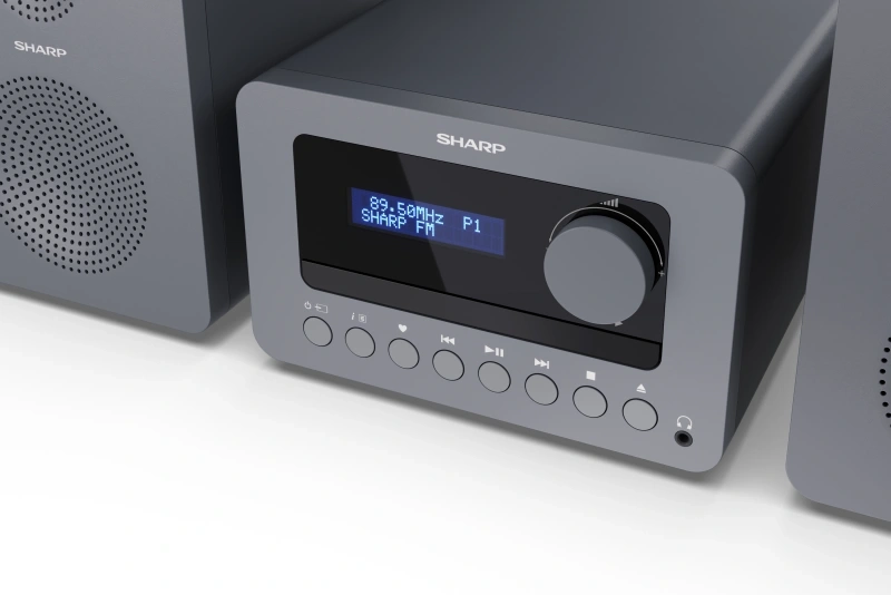 Wieża Sharp TOKYO XL-B514 20W Bluetooth Radio FM Szary