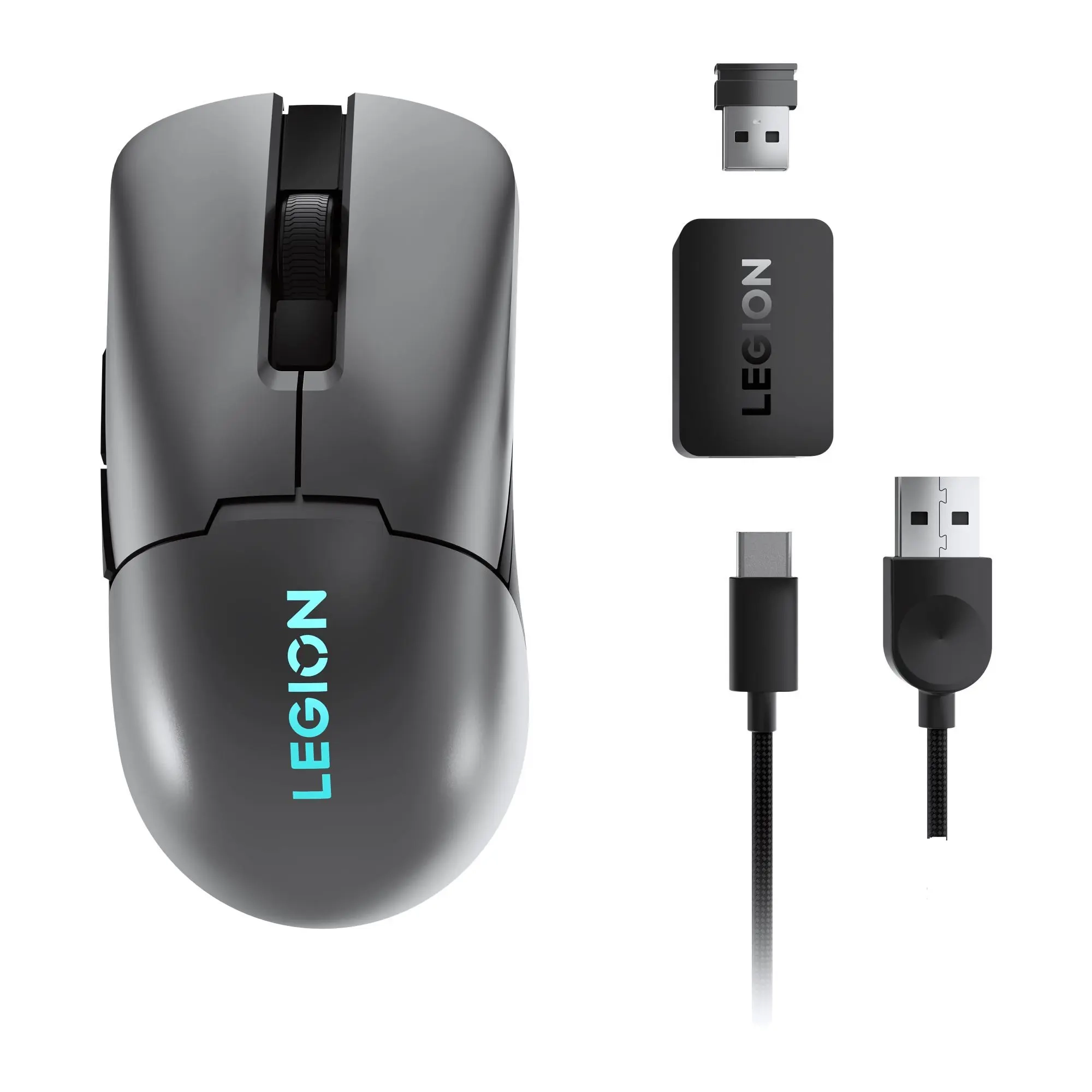 Myszka gamingowa Lenovo Legion M600s Qi Szary