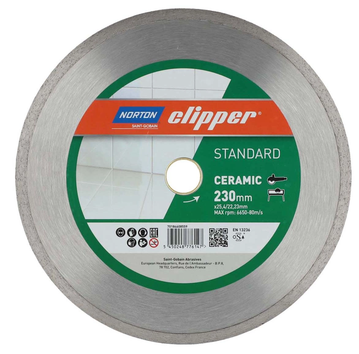 Tarcza diamentowa Norton Clipper Standard Ceramic 230mm