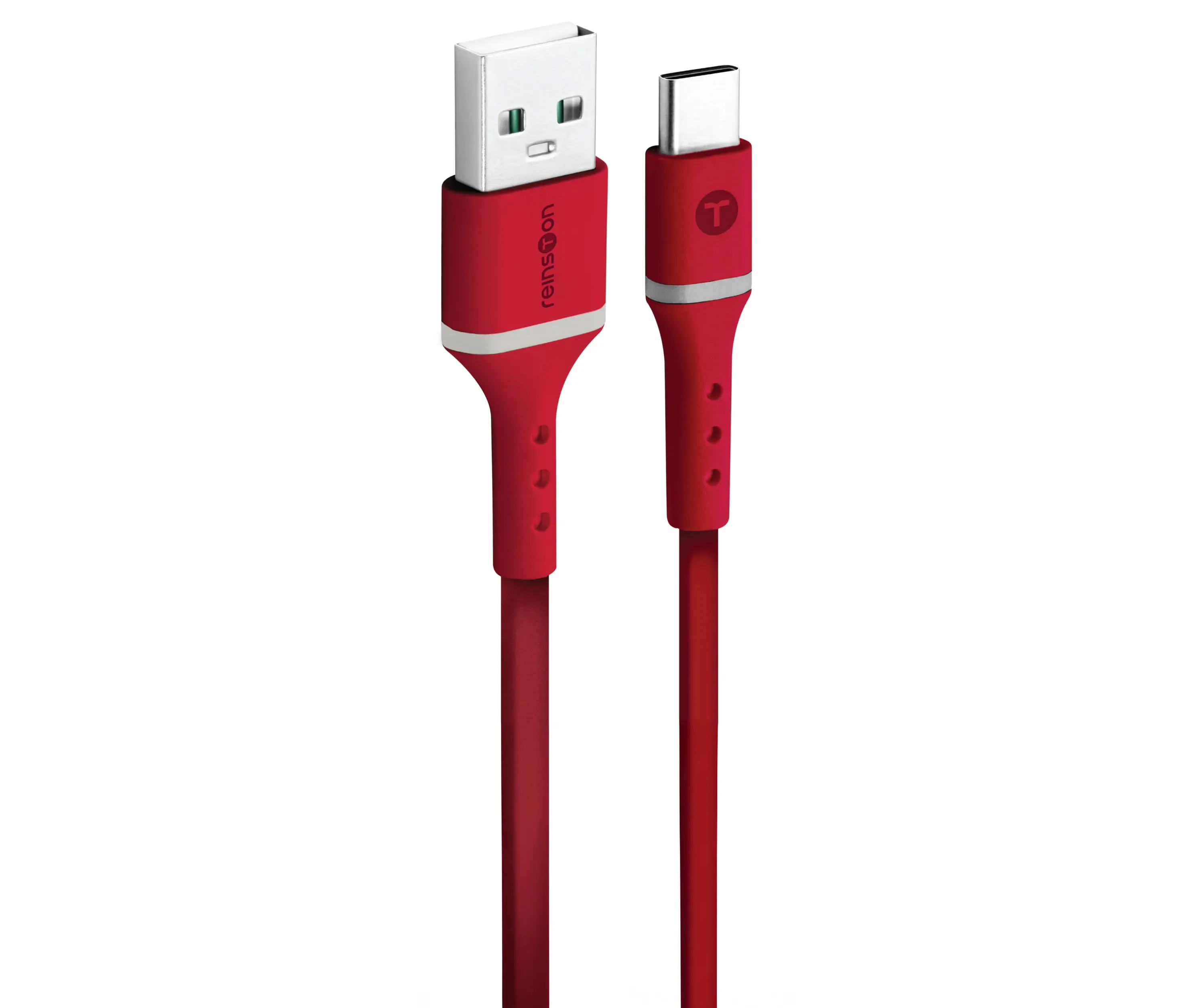 Kabel Reinston EK15ACC USB-A do USB-C 1,5m Czerwony