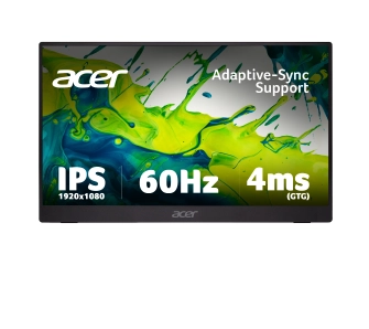 Monitor Acer PM161QB1bmiuux 15,6" Full HD IPS 60Hz 4ms Przenośny