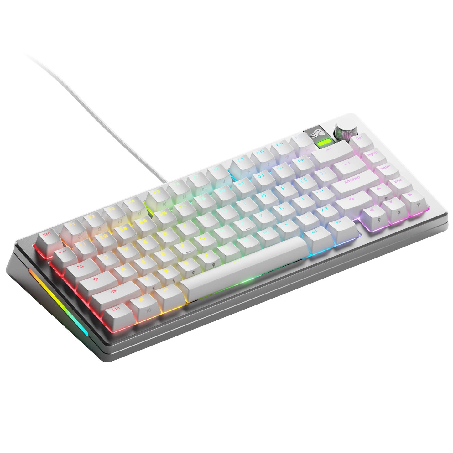 Klawiatura mechaniczna Glorious GMMK 3 Pro 75% Srebrny