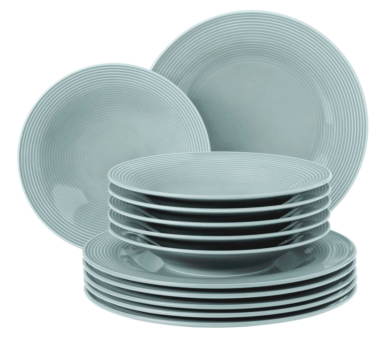 Zestaw obiadowy Seltmann Beat Color Glaze 12 elementów Niebieski