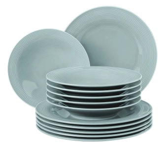 Zestaw obiadowy Seltmann Beat Color Glaze 12 elementów Niebieski