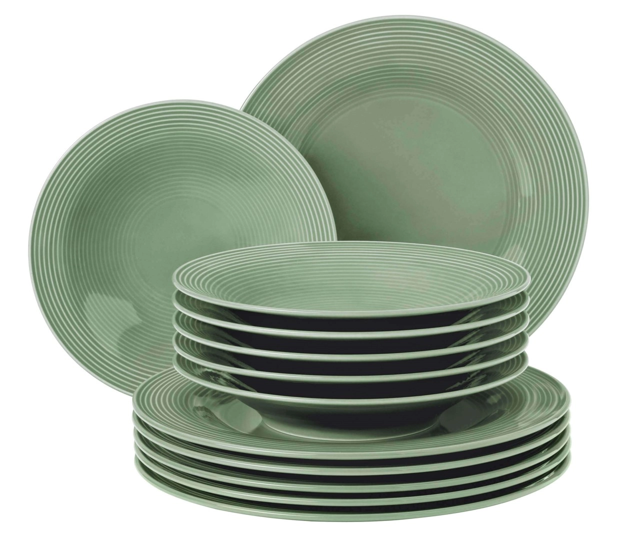 Seltmann Beat Color Glaze 12 elementów Zielony