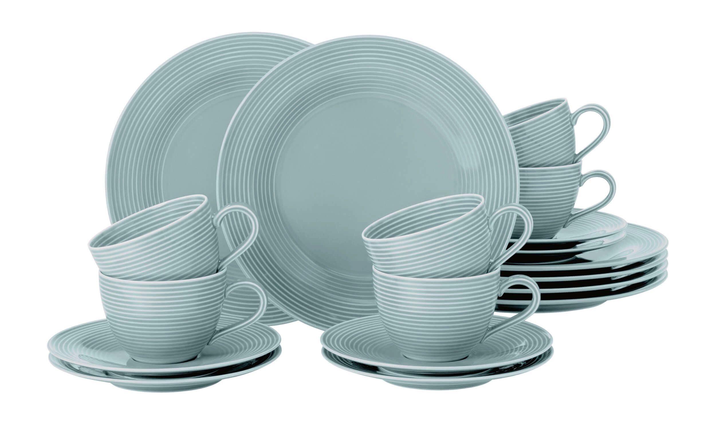 Zestaw do kawy Seltmann Beat Color Glaze 18 elementów Niebieski