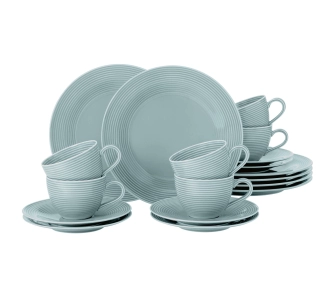 Zestaw do kawy Seltmann Beat Color Glaze 18 elementów Niebieski