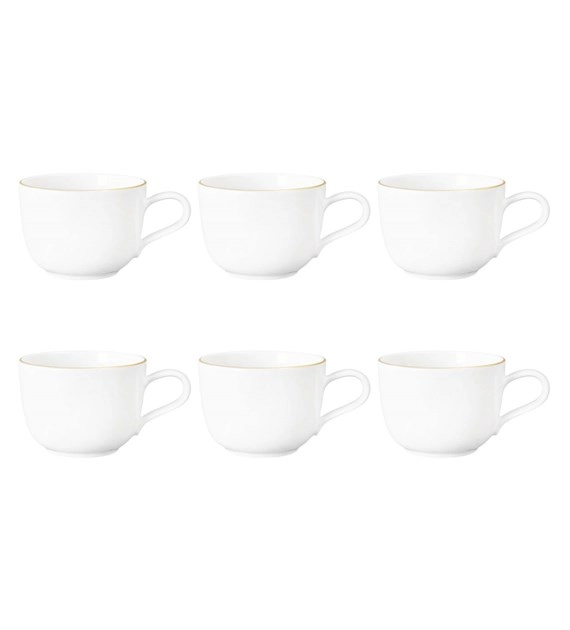 Zestaw filiżanek Seltmann Liberty Goldline 260ml