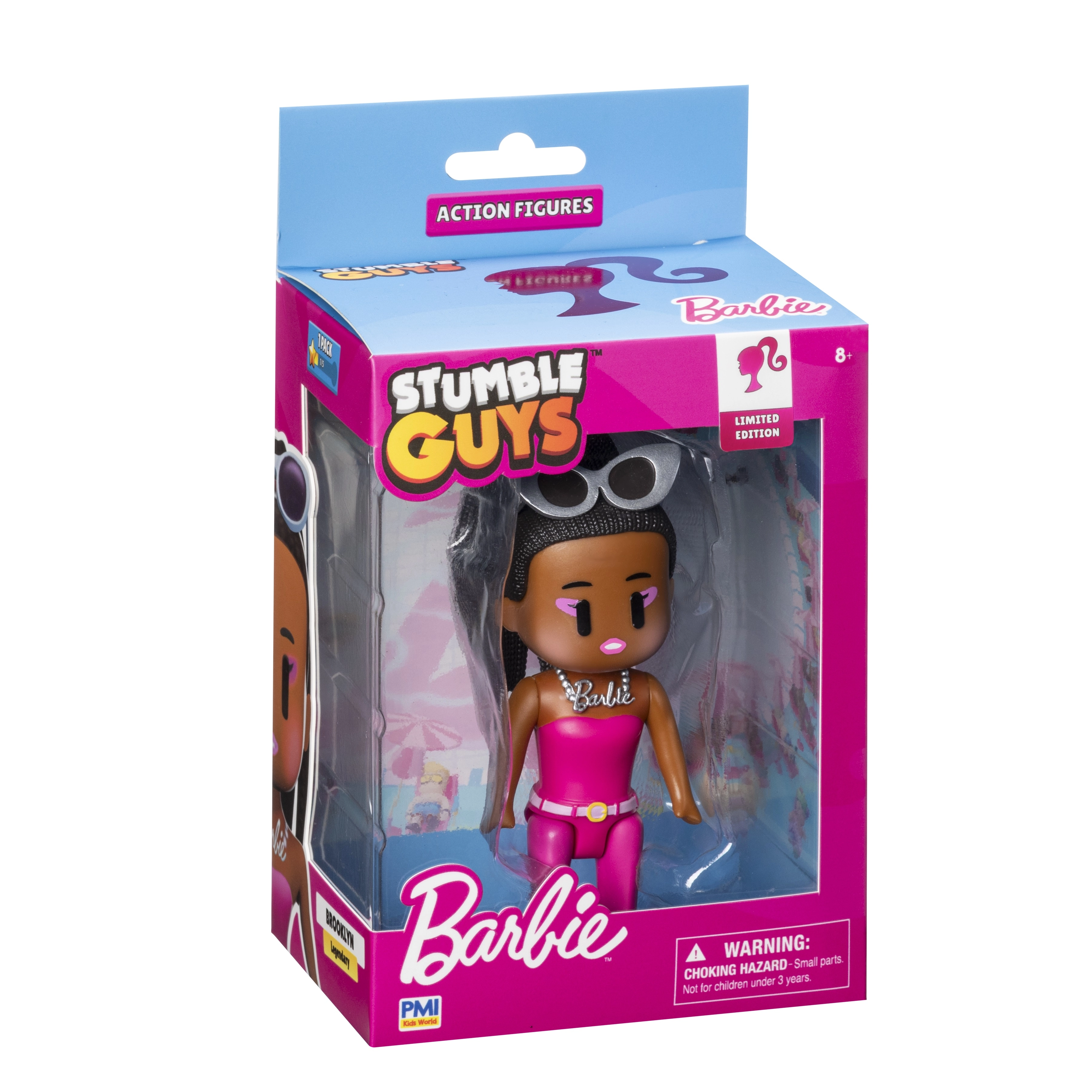 Figurka PMI Kids World Stumble Guys x Barbie Action Figure - Brooklyn