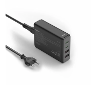 Hama GaN 65W 2x USB-C  2x USB-A Czarny