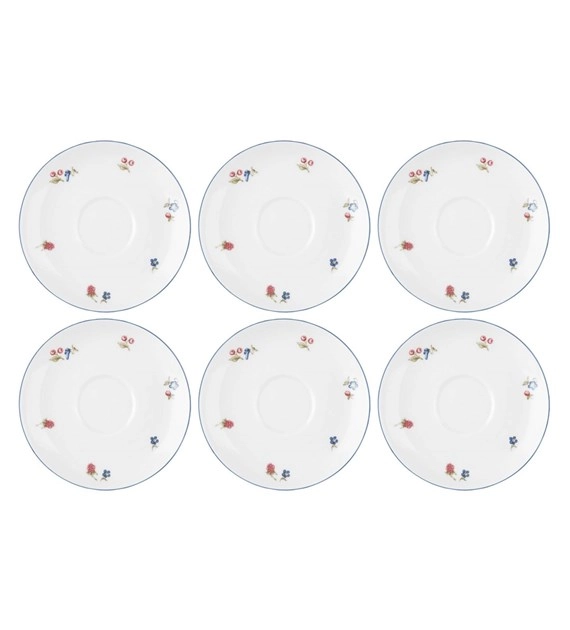 Zestaw spodków Seltmann Sonate Nostalgia 6 elementów 13cm