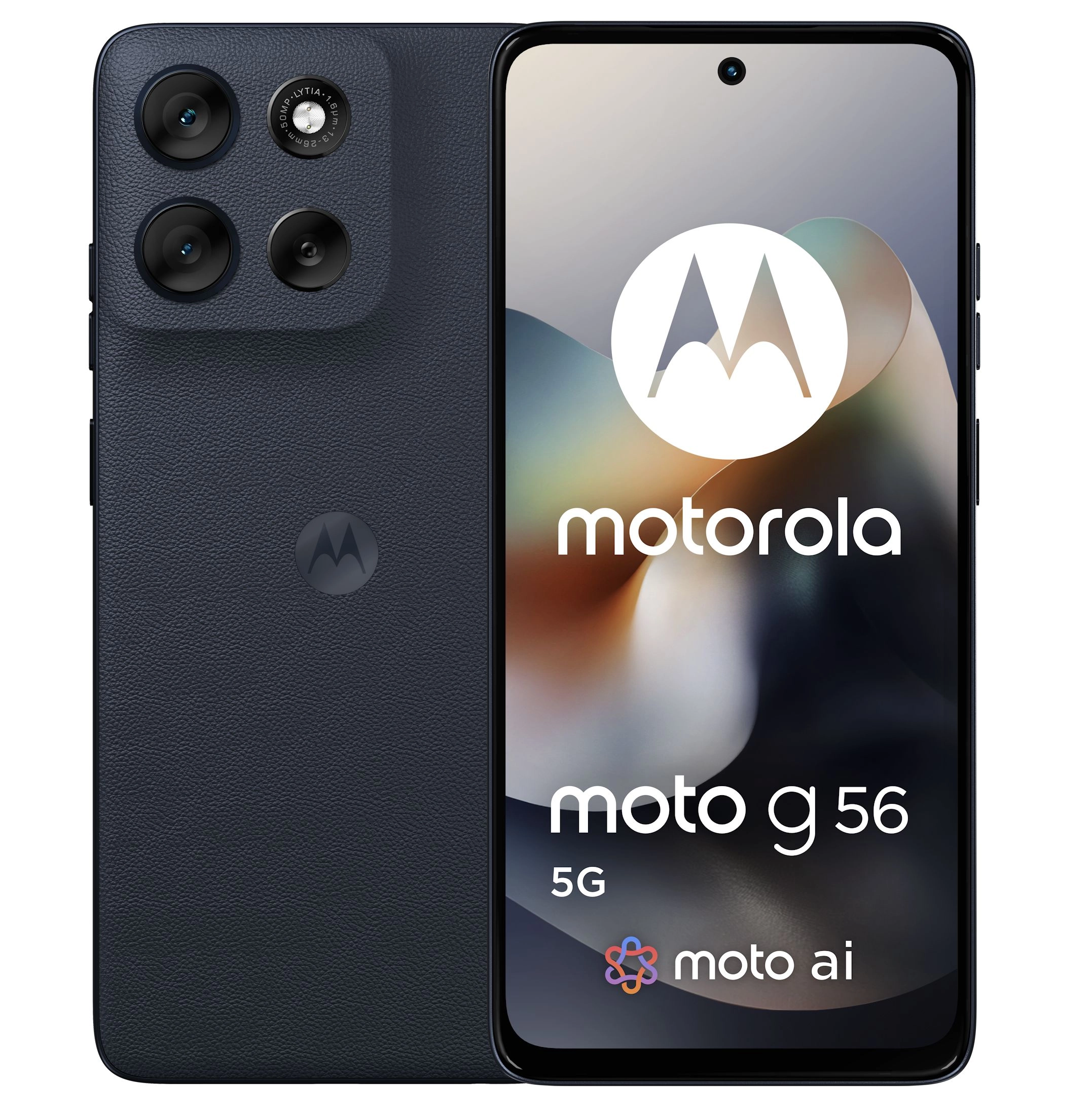 Smartfon Motorola moto g56 5G 8/256GB Funkcje AI  6,72" 120Hz 50Mpix Black Oyster
