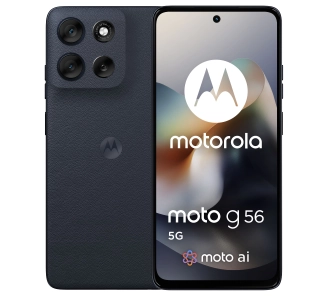 Smartfon Motorola moto g56 5G 8/256GB Funkcje AI 6,72" 120Hz 50Mpix Black Oyster