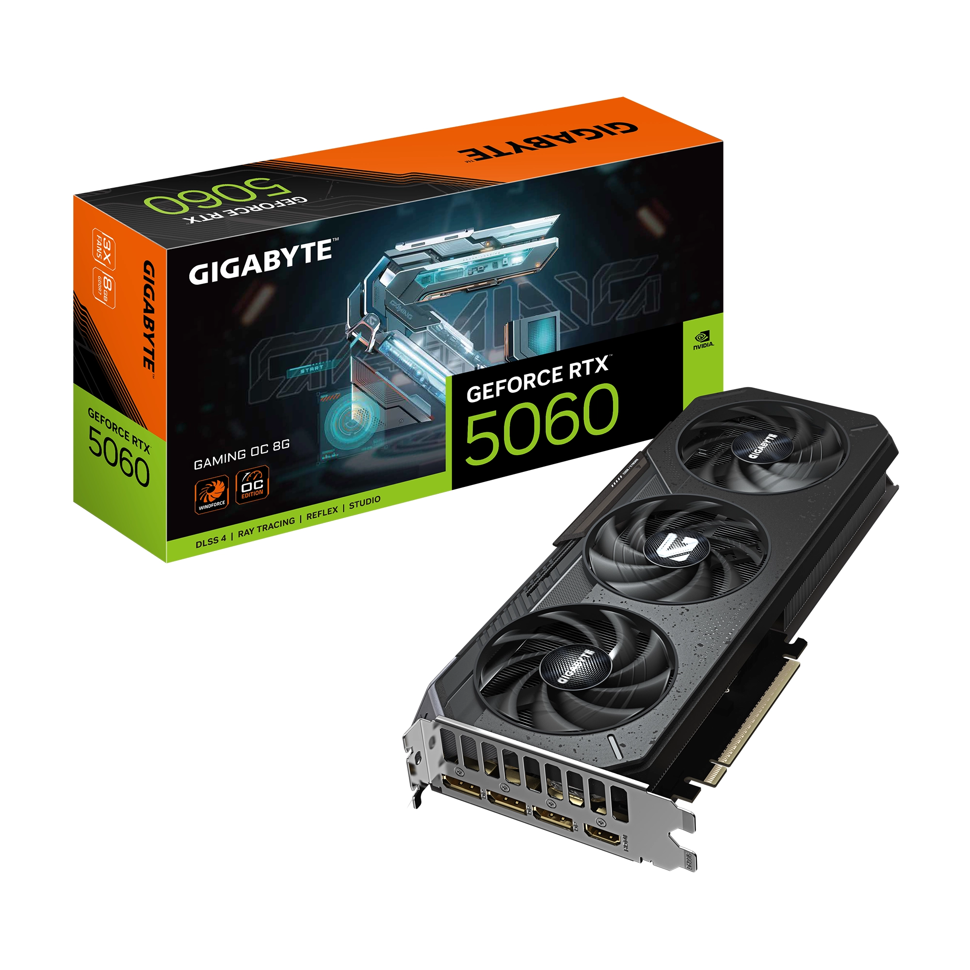 Karta graficzna Gigabyte GeForce RTX 5060 GAMING OC 8GB GDDR7 128bit DLSS 4