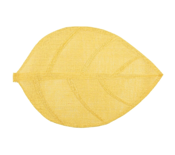 Altom Design Liść 48x33cm Żółty