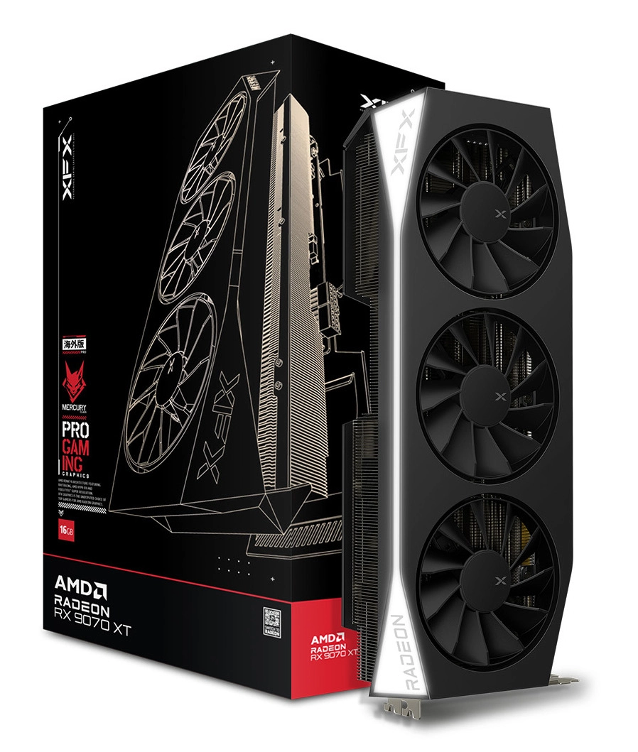 Karta graficzna XFX Mercury Radeon RX 9070 XT Gaming Edition 16GB GDDR6 256bit FSR