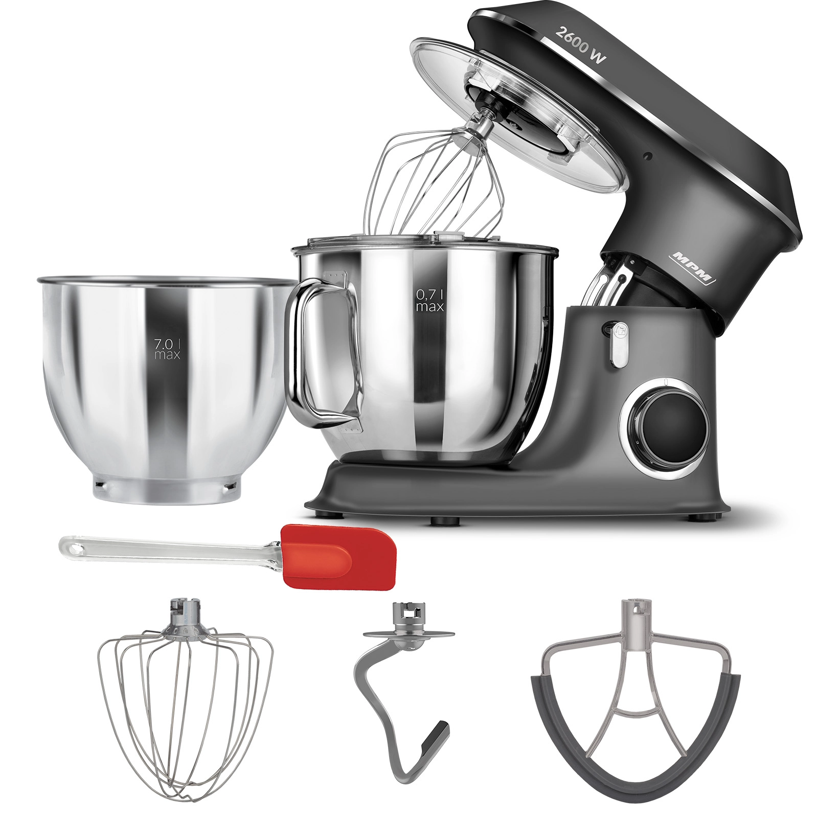 Robot planetarny MPM MRK-20 2600W Dodatkowa misa
