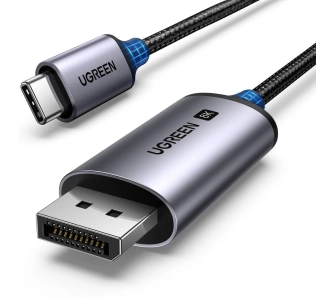 Kabel DisplayPort UGREEN CM556 USB-C - DisplayPort 8K 3m Szary